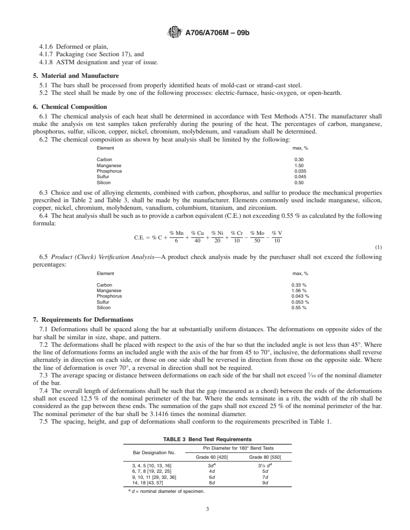 ASTM A706/A706M-09b - Standard Specification For Low-Alloy Steel ...