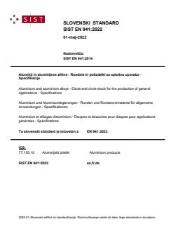 EN 941:2022 EN 941:2022 - Page 1 preview