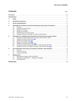 ISO 3166-3:2020 - Codes for the representation of names of countries and their subdivisions — Part 3: Code for formerly used names of countries
Released:8/25/2020 - Page 3 preview