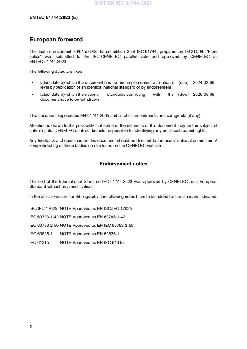 EN IEC 61744:2023 EN IEC 61744:2023 - Page 4 preview