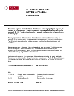 EN 16272-6:2024 - BARVE - Page 1 preview