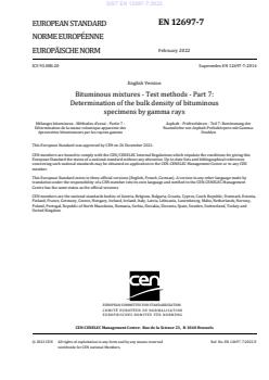 EN 12697-7:2022 - Page 3 preview