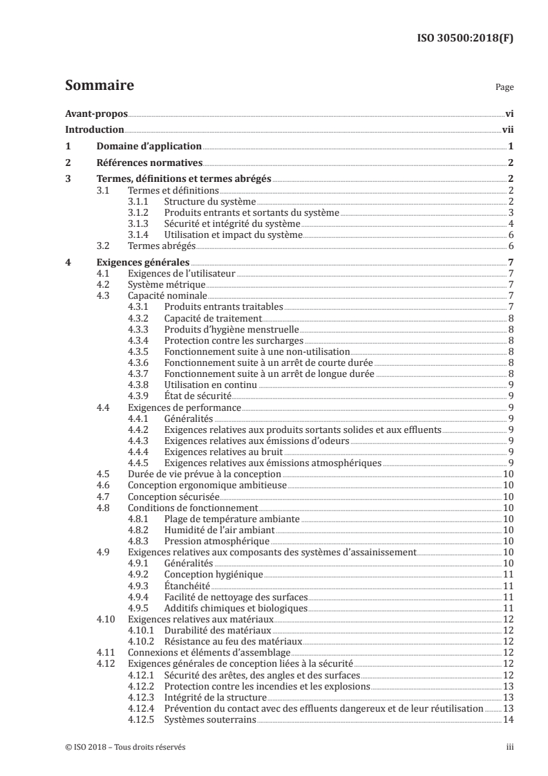 ISO 30500:2018 - Systèmes d'assainissement autonomes — Unités de traitement intégrées préfabriquées — Exigences générales de performance et de sécurité pour la conception et les essais
Released:10/1/2018