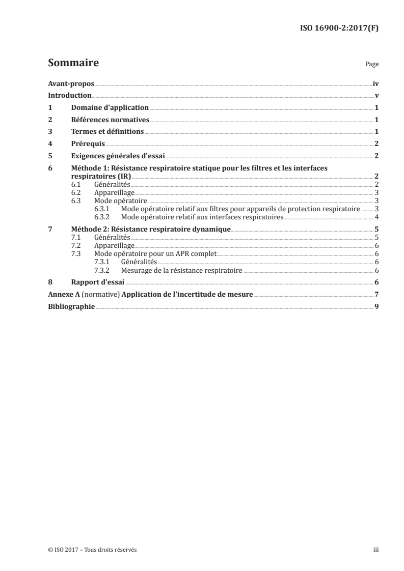 ISO 16900-2:2017 - Appareils de protection respiratoire — Méthodes d'essai et équipement d'essai — Partie 2: Détermination de la résistance respiratoire
Released:4/12/2018