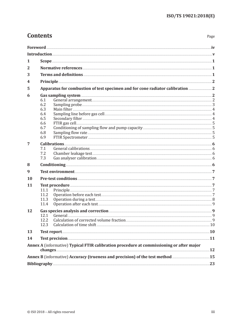 ISO/TS 19021:2018 - Test method for determination of gas concentrations in ISO 5659-2 using Fourier transform infrared spectroscopy
Released:5/11/2018