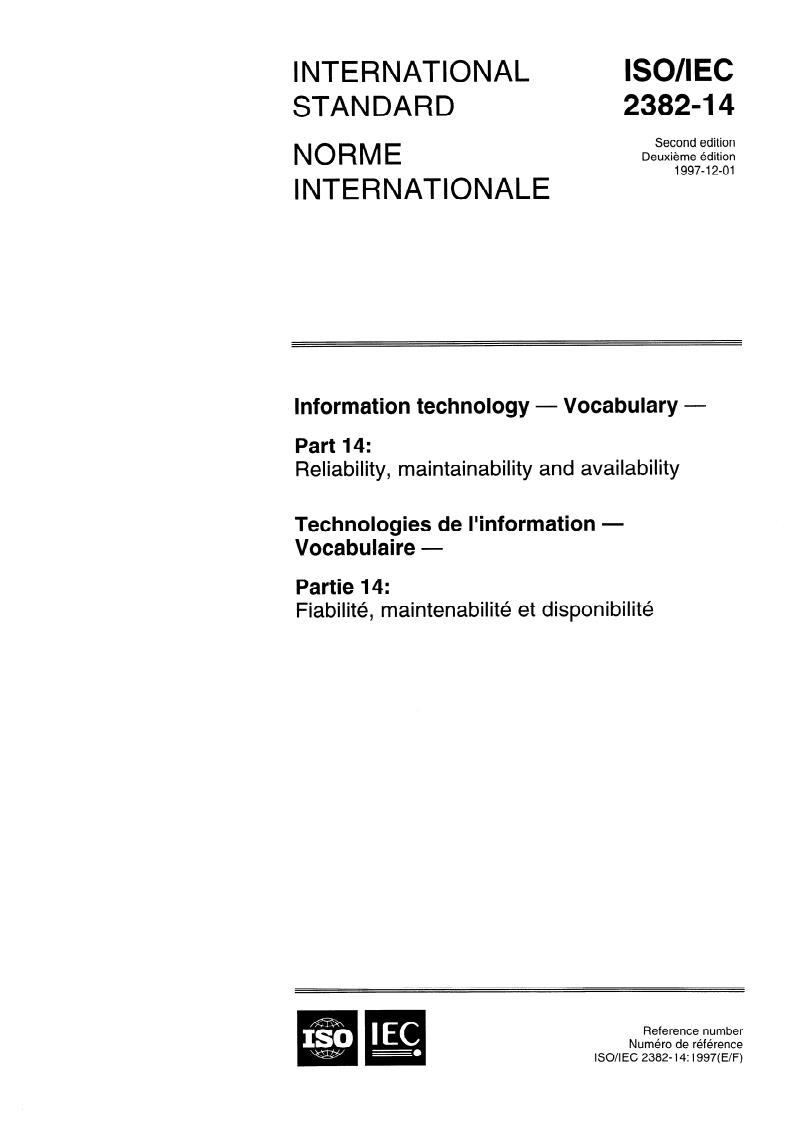 ISO/IEC 2382-14:1997
