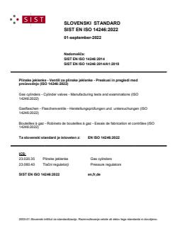 EN ISO 14246:2022 - Page 1 preview
