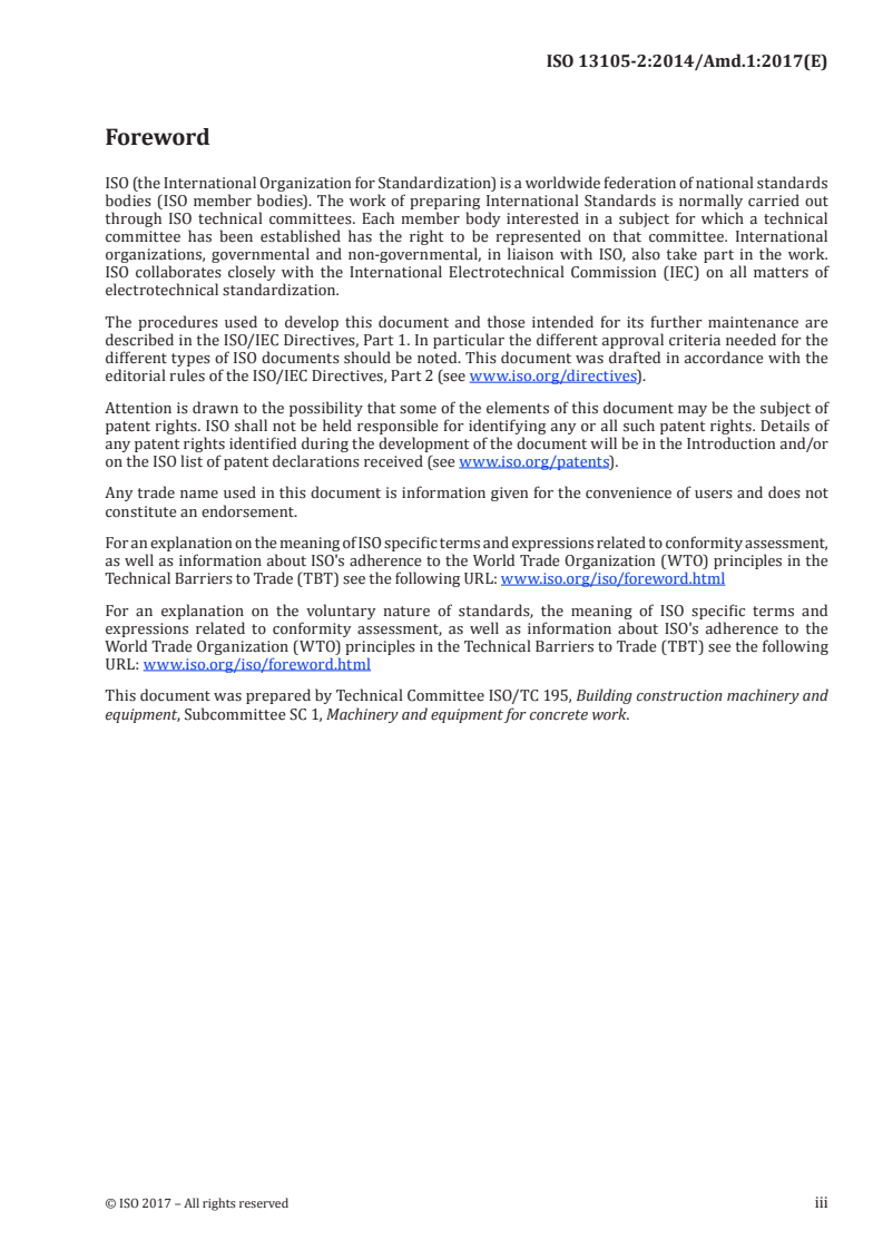 ISO 13105-2:2014/Amd 1:2017 - Building construction machinery and equipment — Machinery for concrete surface floating and finishing — Part 2: Safety requirements and verification — Amendment 1
Released:12/5/2017