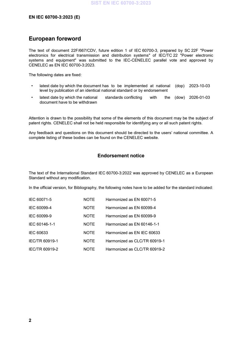 SIST EN IEC 60700-3:2023 SIST EN IEC 60700-3:2023 - Page 4 preview