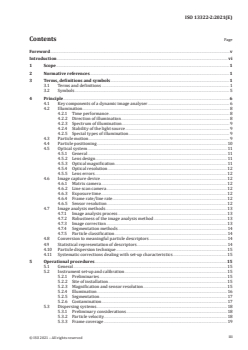ISO 13322-2:2021 - Particle size analysis — Image analysis methods — Part 2: Dynamic image analysis methods
Released:12/17/2021 - Page 3 preview