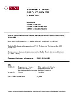 EN IEC 61954:2021 EN IEC 61954:2022 - Page 1 preview