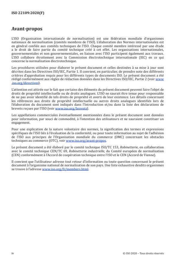 ISO 22109:2020 ISO 22109:2020 - Robinetterie industrielle -- Réducteur pour appareil de robinetterie - Page 4 preview