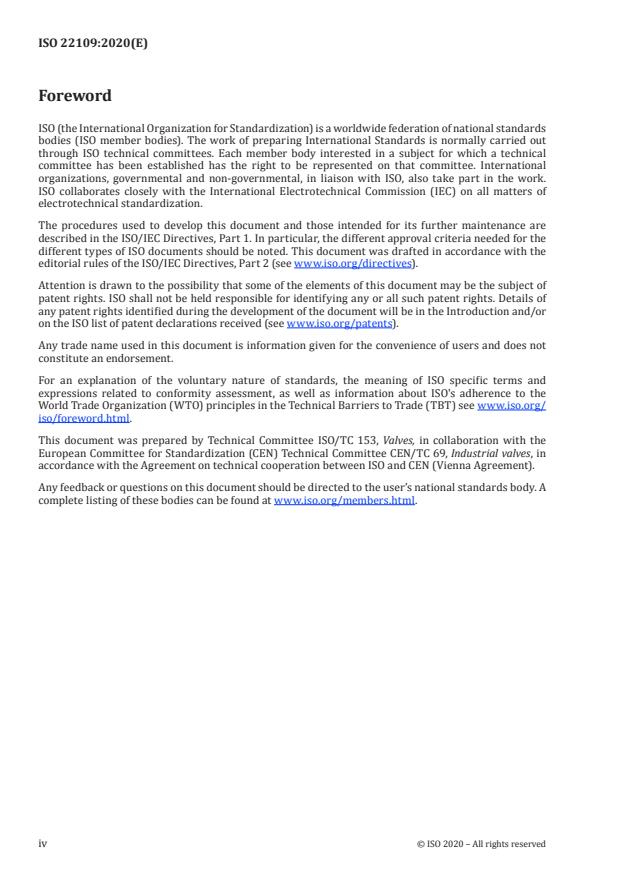 ISO 22109:2020 ISO 22109:2020 - Industrial valves -- Gearbox for valves - Page 4 preview