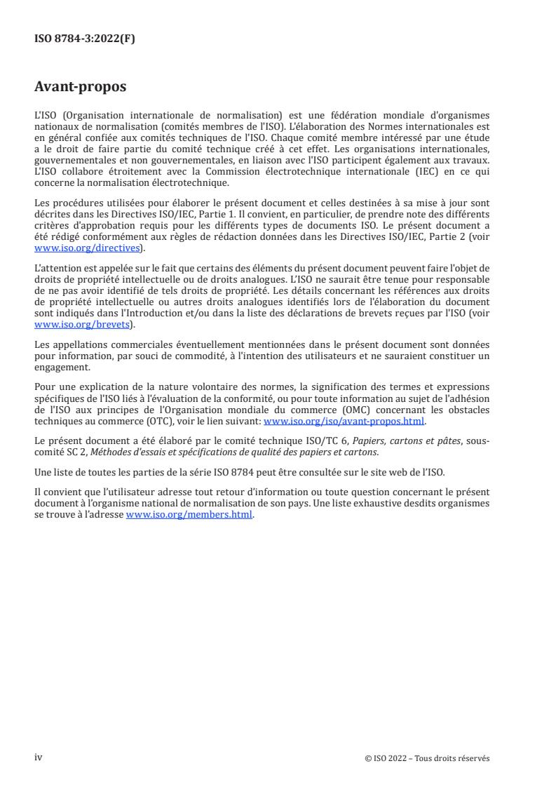 ISO 8784-3:2022 ISO 8784-3:2022 - Pulp, paper and board — Microbiological examination — Part 3: Enumeration of yeast and mould based on disintegration
Released:4/26/2022 - Page 4 preview