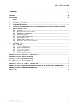 ISO 11979-5:2020 - Ophthalmic implants — Intraocular lenses — Part 5: Biocompatibility
Released:9/24/2020 - Page 3 preview
