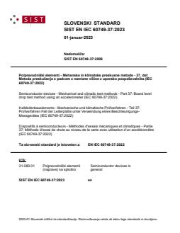 SIST EN IEC 60749-37:2023 SIST EN IEC 60749-37:2023 - BARVE - Page 1 preview