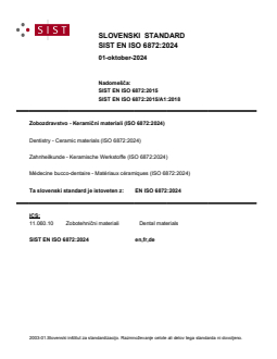 EN ISO 6872:2024 - BARVE - Page 1 preview