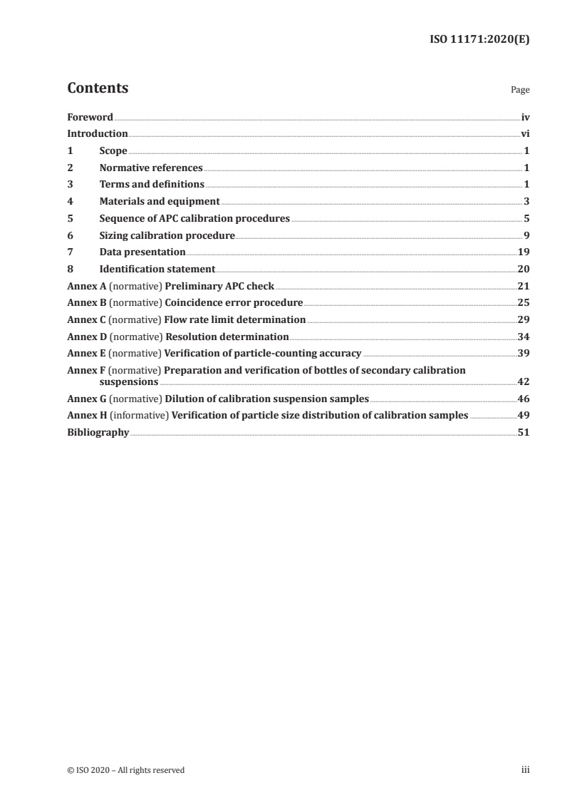 ISO 11171:2020 - Hydraulic fluid power — Calibration of automatic particle counters for liquids
Released:11/19/2020