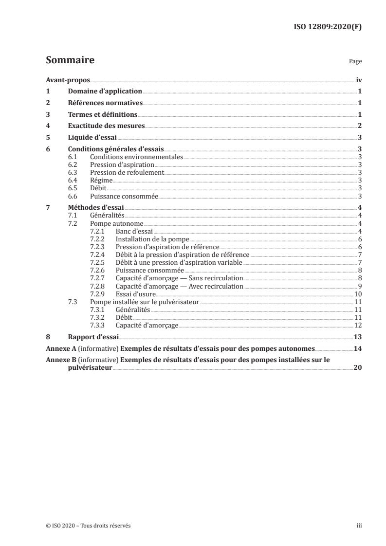 ISO 12809:2020 - Matériel de protection des cultures — Pompes volumétriques alternatives et pompes centrifuges — Méthodes d'essai
Released:1/7/2020