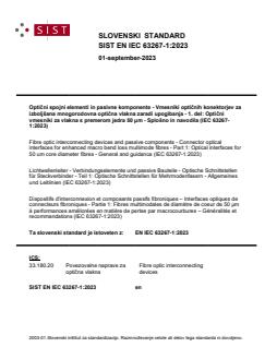 SIST EN IEC 63267-1:2023 - Page 1 preview