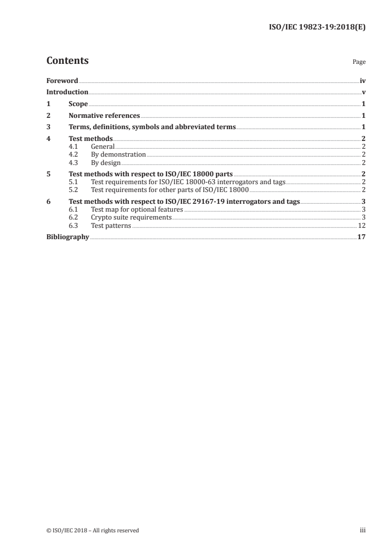 ISO/IEC 19823-19:2018 - Information technology — Conformance test methods for security service crypto suites — Part 19: Crypto suite RAMON
Released:8/30/2018