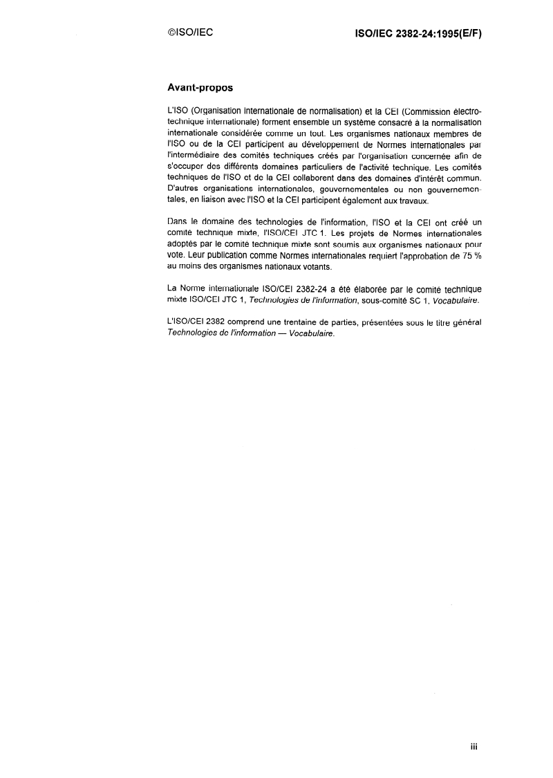 ISO/IEC 2382-24:1995 - Information technology — Vocabulary — Part 24: Computer-integrated manufacturing
Released:12/27/1995