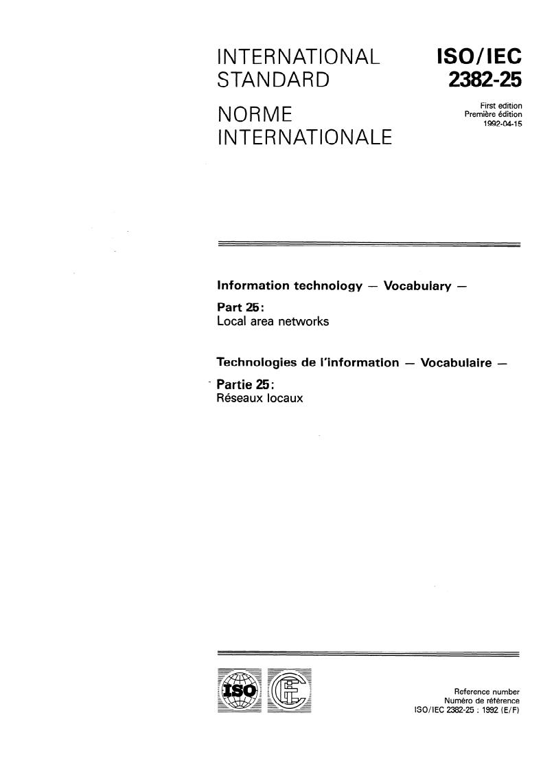 ISO/IEC 2382-25:1992