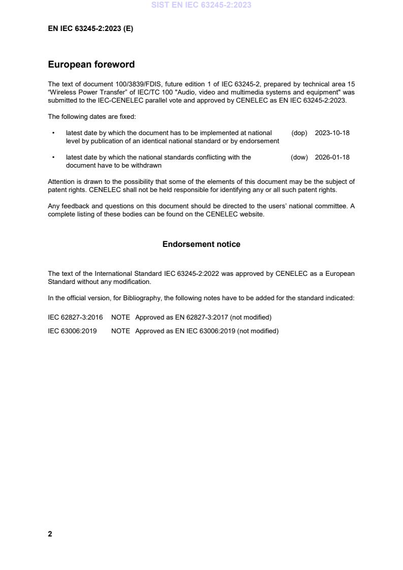 SIST EN IEC 63245-2:2023 SIST EN IEC 63245-2:2023 - BARVE - Page 4 preview