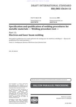 prEN ISO 15614-11:2022 - Page 3 preview