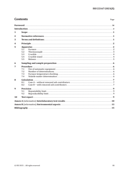 ISO 22167:2021 - Solid recovered fuels — Determination of content of volatile matter
Released:3/12/2021 - Page 3 preview
