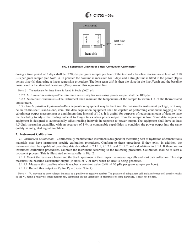 REDLINE ASTM C1702-09a - Standard Test Method for Measurement of Heat of Hydration of Hydraulic Cementitious Materials Using Isothermal Conduction Calorimetry