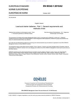 EN 50342-1:2016/A2:2021 - Page 3 preview