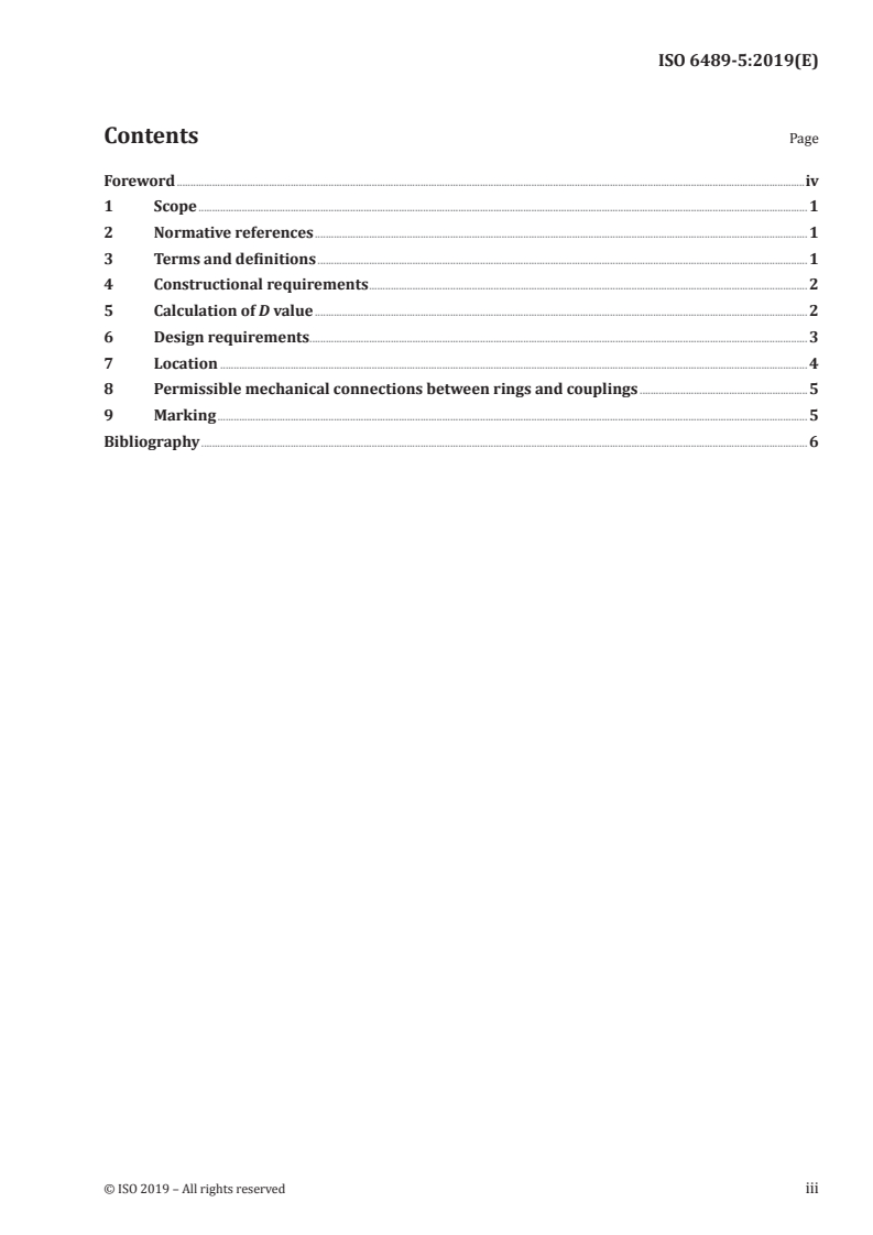 ISO 6489-5:2019 - Agricultural vehicles — Mechanical connections between towed and towing vehicles — Part 5: Specifications for non-swivel clevis couplings
Released:4/12/2019