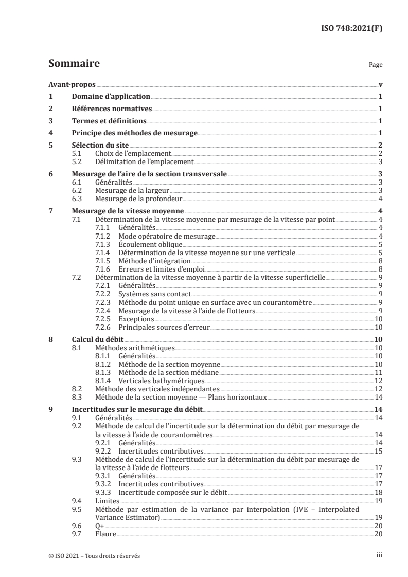 ISO 748:2021 - Hydrométrie — Mesurage du débit des écoulements à surface libre — Méthodes d'exploration du champ des vitesses utilisant le mesurage de la vitesse par point
Released:11/15/2021