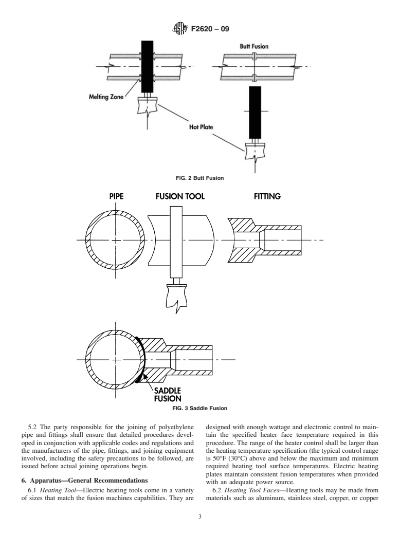 ASTM F2620-09 - Standard Practice for Heat Fusion Joining of Polyethylene Pipe and Fittings