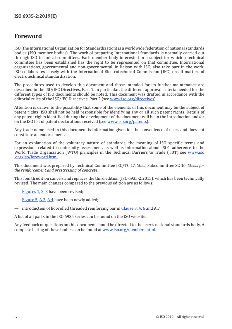 ISO 6935-2:2019 ISO 6935-2:2019 - Steel for the reinforcement of concrete — Part 2: Ribbed bars
Released:10/2/2019 - Page 4 preview