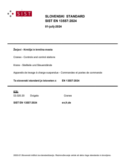 EN 13557:2024 - Page 1 preview