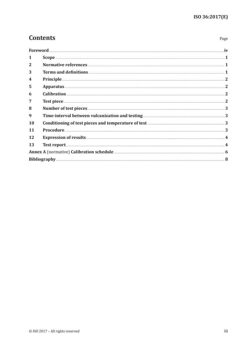 ISO 36:2017 - Rubber, vulcanized or thermoplastic — Determination of adhesion to textile fabrics
Released:5/29/2017