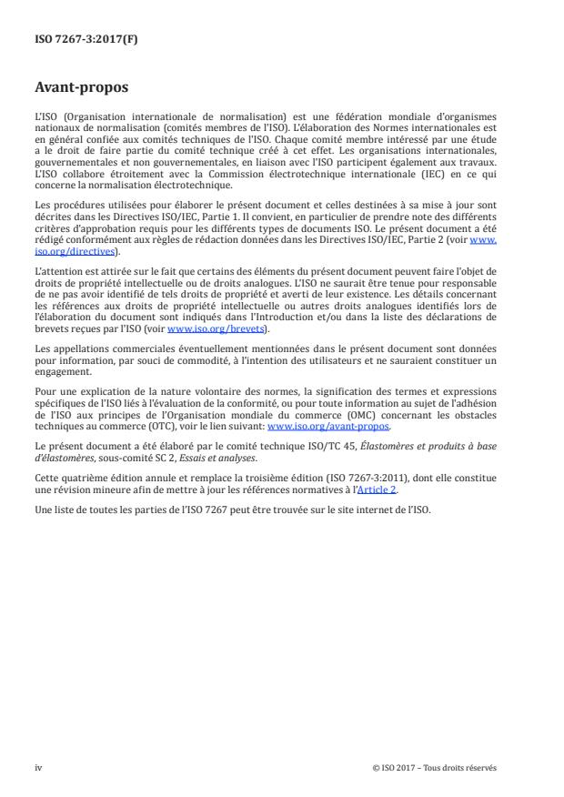 ISO 7267-3:2017 ISO 7267-3:2017 - Cylindres revetus de caoutchouc -- Détermination de la dureté apparente - Page 4 preview
