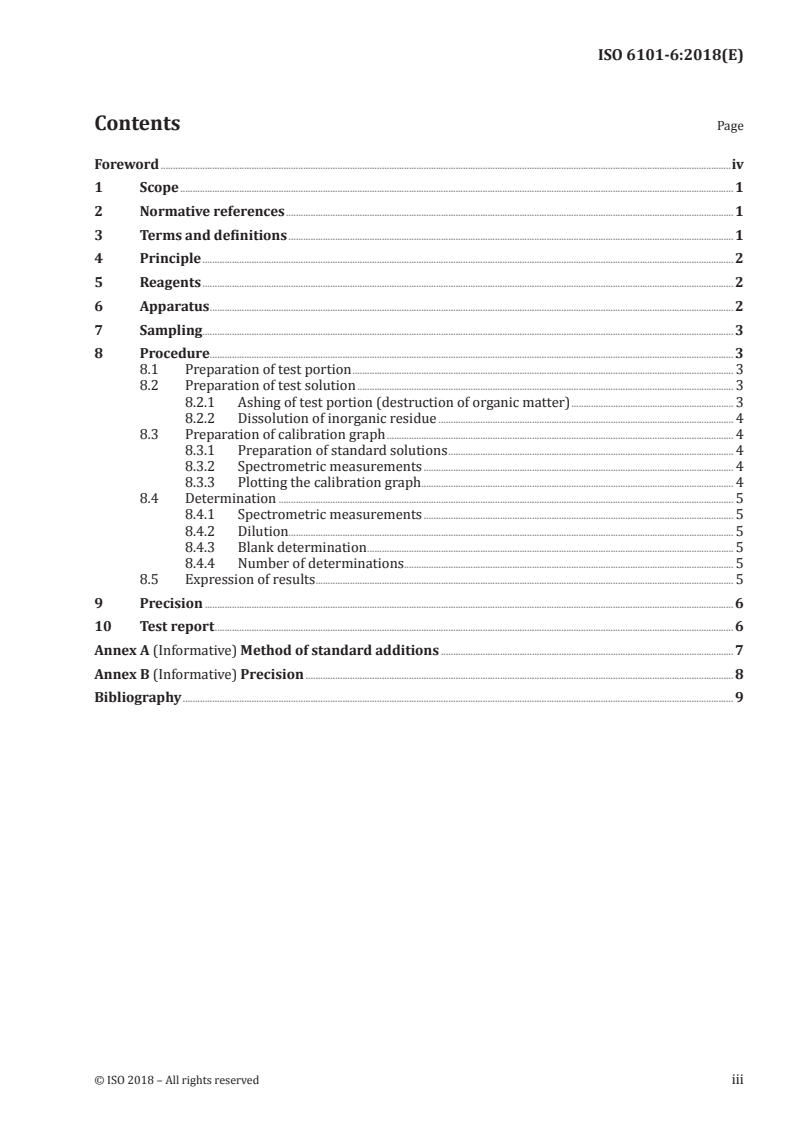 ISO 6101-6:2018 - Rubber — Determination of metal content by atomic absorption spectrometry — Part 6: Determination of magnesium content
Released:9/25/2018