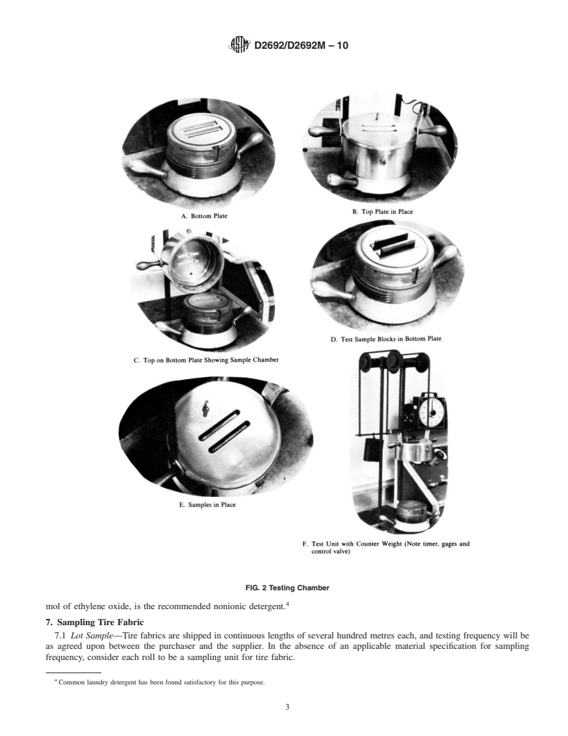 REDLINE ASTM D2692/D2692M-10 - Standard Test Method for Air Wicking of Tire Fabrics, Tire Cord Fabrics, Tire Cord, and Yarns