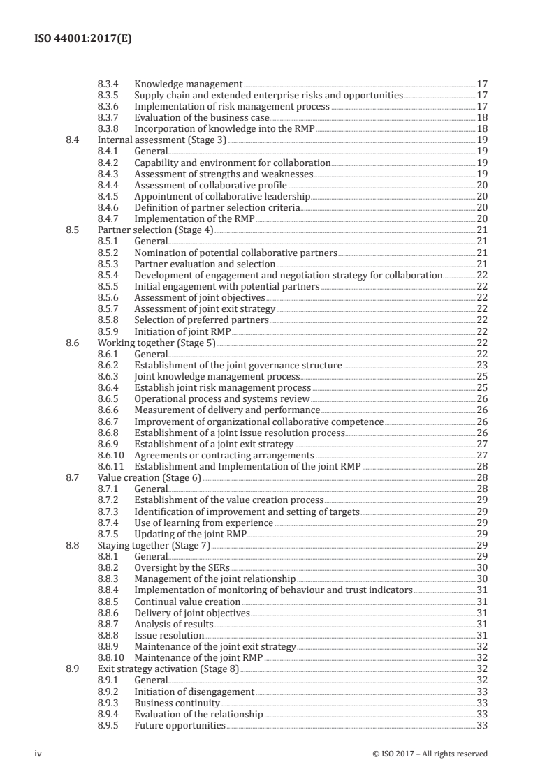ISO 44001:2017 ISO 44001:2017 - Collaborative business relationship management systems — Requirements and framework
Released:2/28/2017 - Page 4 preview