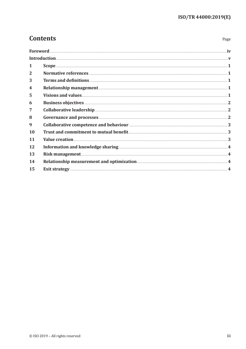 ISO/TR 44000:2019 - Principles for successful collaborative business relationship management
Released:5/20/2019