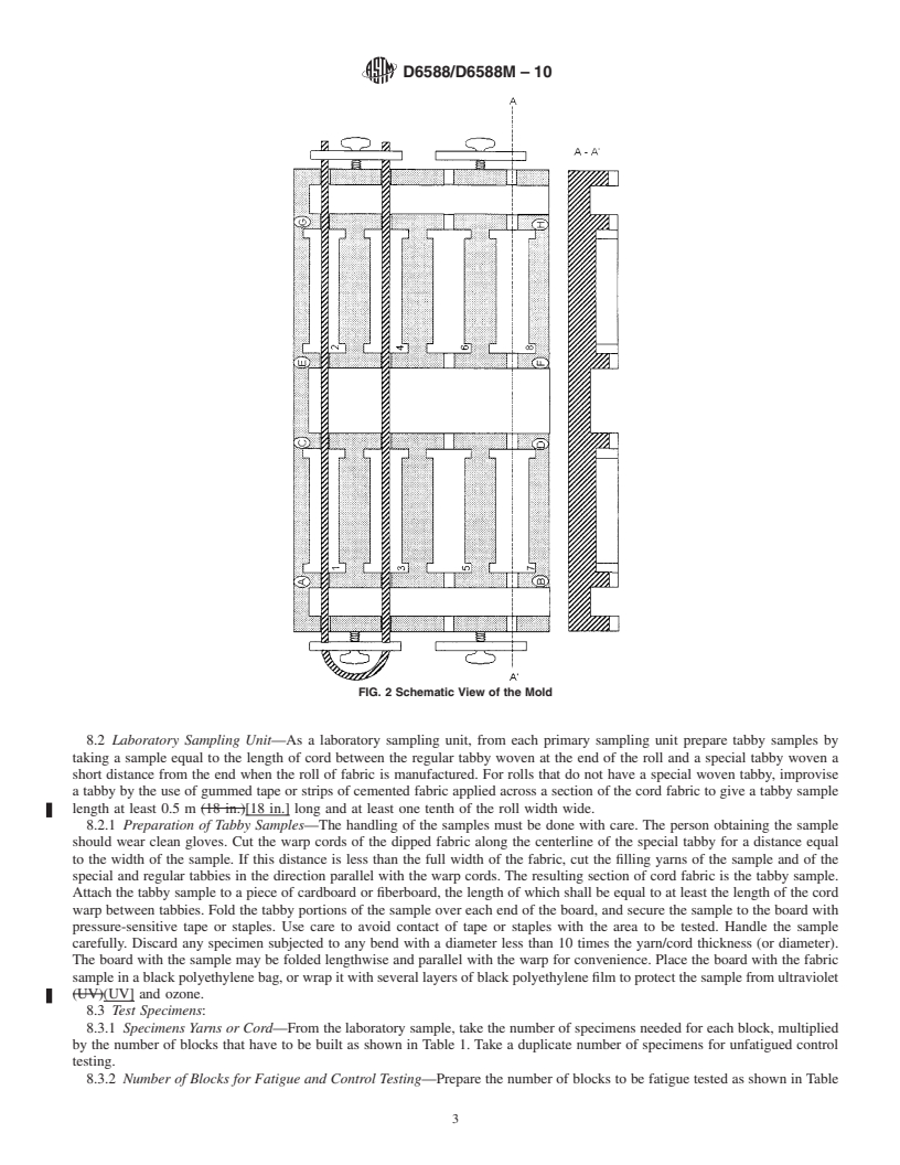 REDLINE ASTM D6588/D6588M-10 - Standard Test Method for Fatigue of Tire Cords (Disc Fatigue Test)