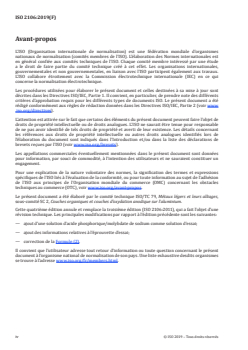 ISO 2106:2019 ISO 2106:2019 - Anodisation de l'aluminium et de ses alliages — Détermination de la masse surfacique (masse par unité de superficie) des couches d’oxydation anodique — Méthode gravimétrique
Released:11/27/2019 - Page 4 preview