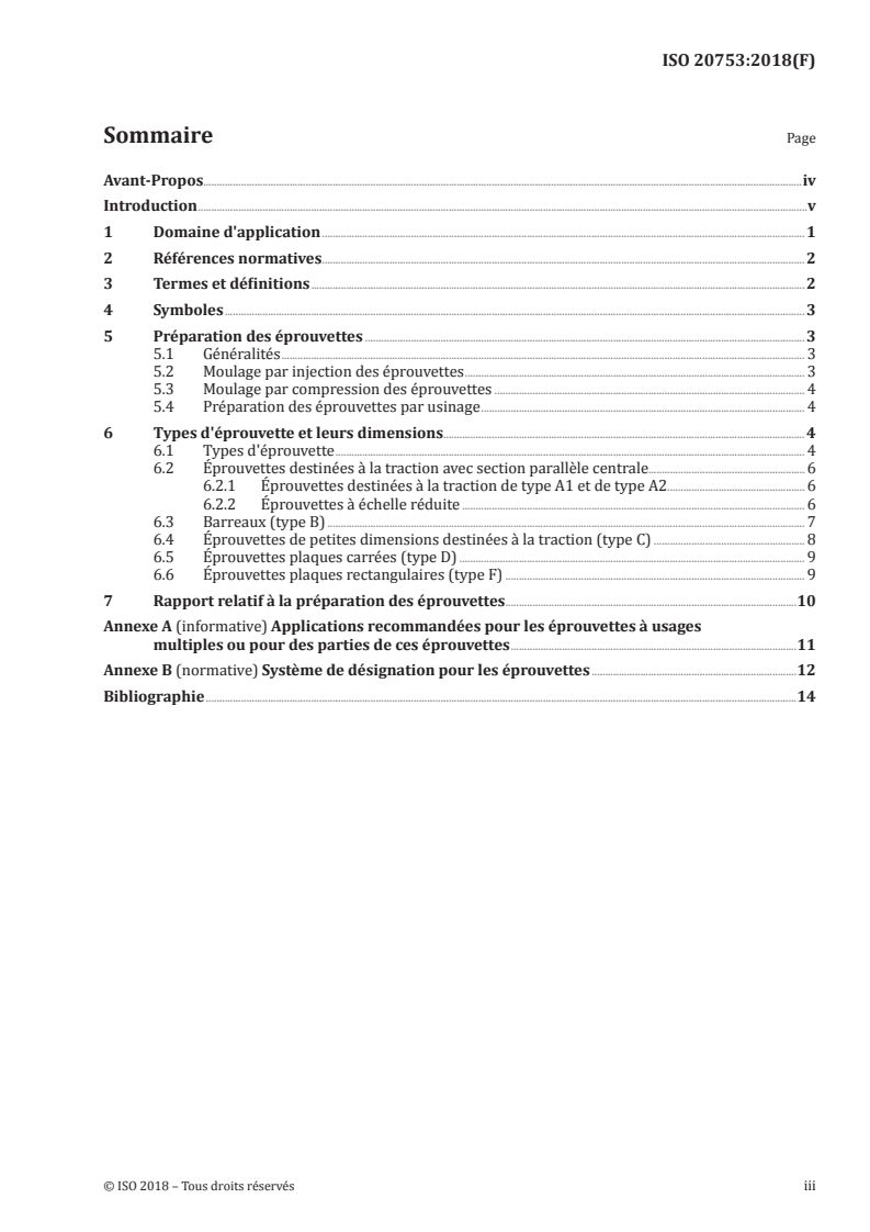 ISO 20753:2018 - Plastiques — Éprouvettes
Released:10/19/2018