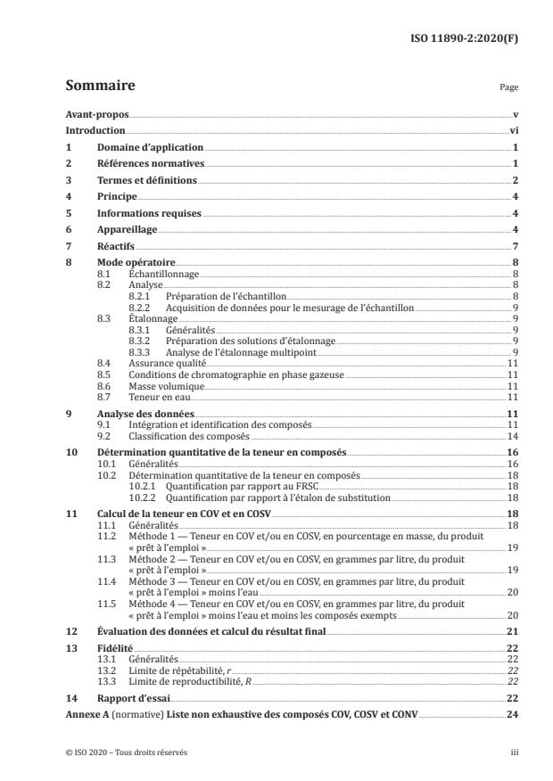 ISO 11890-2:2020 - Peintures et vernis -- Détermination de la teneur en composés organiques volatils (COV) et/ou composés organiques semi-volatils (COSV)