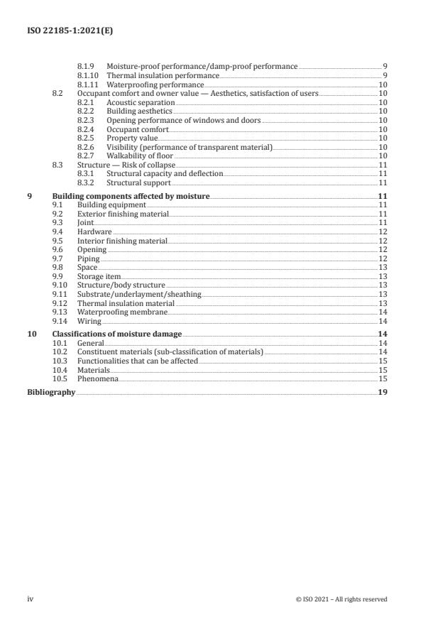 ISO 22185-1:2021 ISO 22185-1:2021 - Diagnosing moisture damage in buildings and implementing countermeasures - Page 4 preview