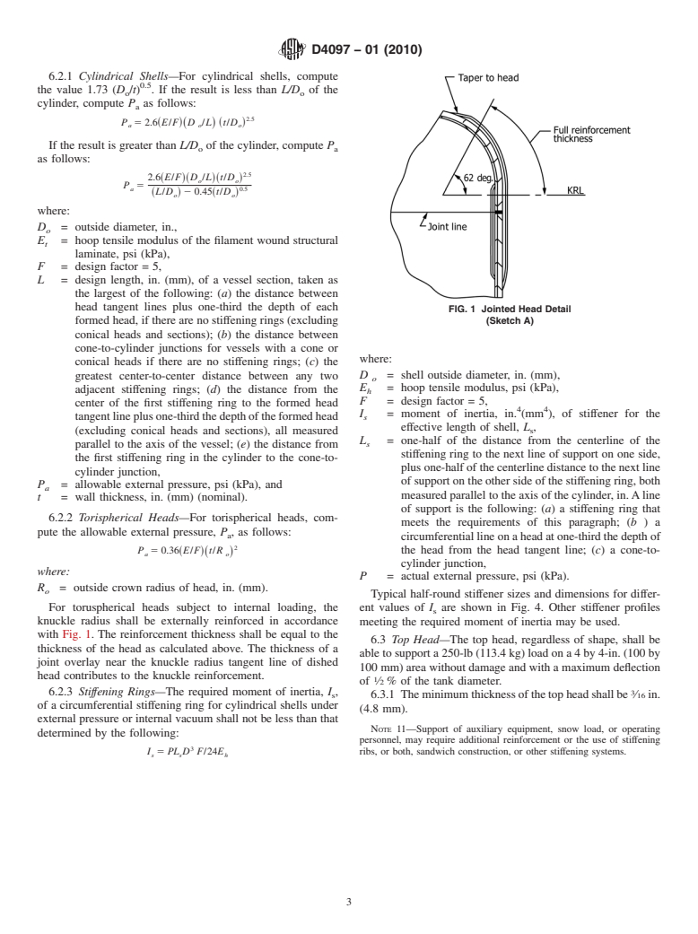 ASTM D4097-01(2010) - Standard Specification for Contact-Molded Glass-Fiber-Reinforced Thermoset Resin Corrosion-Resistant Tanks