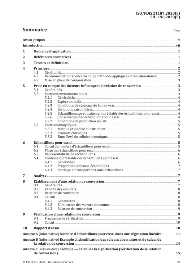 ISO/FDIS 21187:Version 13-okt-2020 - Lait -- Détermination quantitative de la qualité microbiologique -- Recommandations pour établir et vérifier une relation de conversion entre les résultats de la méthode alternative et les résultats de la méthode d'ancrage